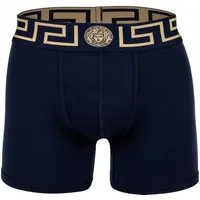 Versace Topeka Boxershort - Stilvolle Herren Boxershorts von VERSACE. Aus hochwertigem Material, bieten sie Komfort und einen eleganten Look mit Greca-Muster und Medusa-Motiv am Bund.