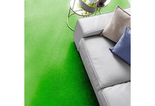 Andiamo Teppichboden Kira, Velours, Made in Belgium - Kurzflor-Teppich in Uni Farben, strapazierfähig und pflegeleicht, ideal für ein gemütliches Wohnambiente und geeignet für Fußbodenheizungen.