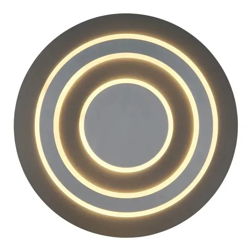 Deckenlampe JAYDEN 48 cm - Moderne LED-Deckenleuchte in Grau - Lampen - Die JAYDEN Deckenlampe mit 1100 Lumen schafft eine warme Atmosphäre. Ideal für Wohnräume, Büros und Hotels. Modernes Design mit anthrazit und grauem Metall.