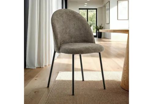 IDIMEX Esszimmerstuhl CASSIE (2 St) in grau von IDIMEX