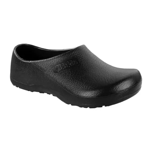 Birkenstock Dichter Clog Profi Birki 0740 - Größe 39 - Schwarz - Clogs für Damen mit rutschfester Außensohle, spülmaschinenfest und ideal für den Berufsalltag.