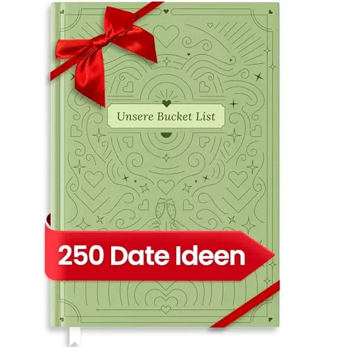 Bucket List für Paare | Paargeschenk | Geschenke für Paare und Partner | A4 | Überraschung Freundin Freund zum Geburtstag, Valentinstag, Jahrestag | Pärchenbuch mit 250 DateIdeen (Vintage)