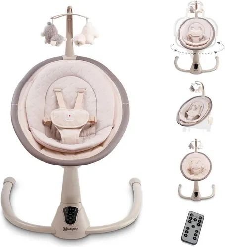 BabyGo Babywippe Homey mit Schaukelbewegungen und Sound