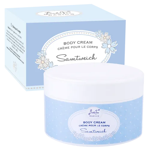 Badefee Körpercreme Samtweich Pudrig elegant holzige Duftnote 200 ml