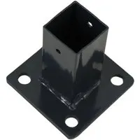 Galaflor Bodenplatte für Zaunpfosten 40x40mm Anthrazit