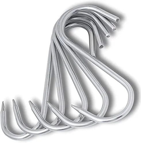 TronicXL Premium S-Haken aus Edelstahl 100mm x 4mm