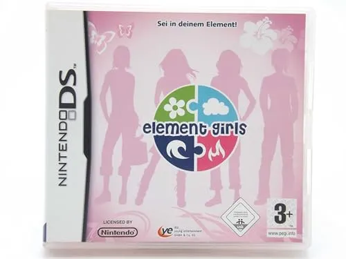 Element Girls - Abenteuer für Mädchen - DS-Spiel, USK 0, fördert Kreativität und Teamarbeit in einer zauberhaften Welt.