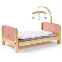 Musterkind Puppenbett Barlia, Holz, 31x41.5x55 cm, EN 71, CE, Spielzeug, Kinderspielzeug, Puppen & Puppenzubehör, Puppenzubehör