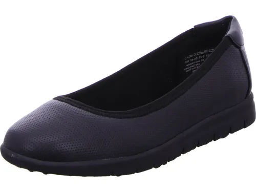 s.Oliver Damen Ballerinas Plateau Schwarz 37 EU - Bequeme Ballerinas mit einzigartiger Soft Foam Sohle für optimalen Tragekomfort. Ideal für Alltag und besondere Anlässe – vielseitig kombinierbar und aus strapazierfähigem Material gefertigt.