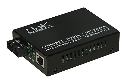Link lkmcmm10 Media Converter SC LWL-RJ45 – 10/100/1000 Multimode 850 nm