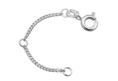 modabilé Kettenverlängerung Armketten 5cm aus Echtsilber - Halsketten: Verlängere dein Armband um 5cm mit dieser eleganten Panzerkettenverlängerung aus 925er Silber – ideal für den perfekten Sitz und angesagte Layering-Looks.