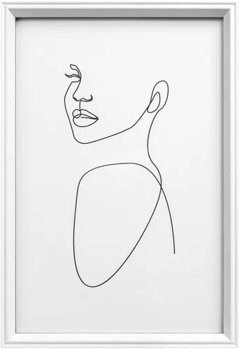 Walther Holzrahmen Silhouette 20x30 cm weiß