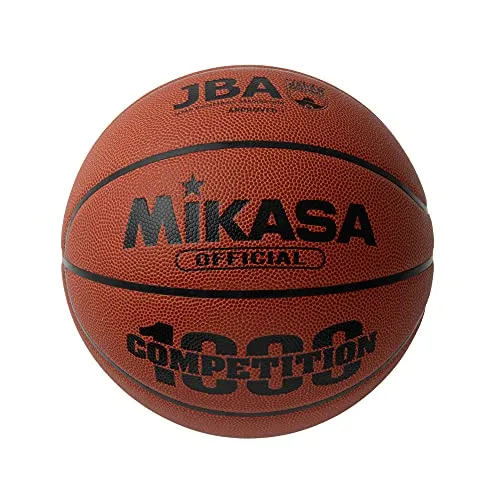 Mikasa Basketball BQ1000 - Wettkampfspielball - Professioneller Basketball aus hochwertigem Synthetikleder, extrem strapazierfähig mit ausgezeichnetem Grip für optimale Spielbedingungen.