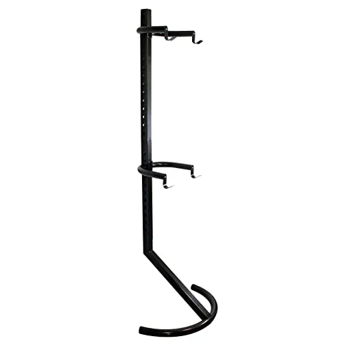 Wiltec 2er Fahrradständer 200x75x54 cm 90 kg platzsparendes Hängesystem, Fahrradhalter mit verstellbaren Haltearmen