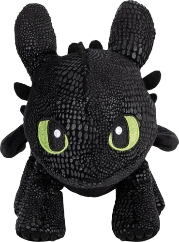 Schmidt Spiele - DRAGONS: Ohnezahn Plüschfigur 30 cm - Kuscheltiere, original DreamWorks Charakter, weich und waschbar, ideal zum Spielen und Kuscheln!