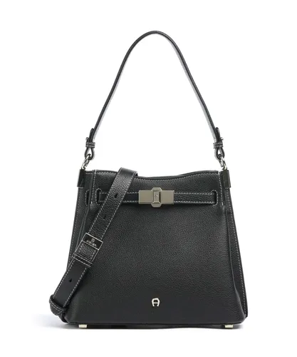 Aigner Farah M Beuteltasche schwarz 136243-0002 in schwarz von Aigner