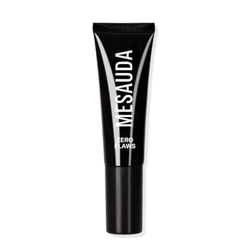 Mesauda Milano Zero Flaws Gesichtsprimer - 20 ml - Make-Up Basis für einen makellosen Teint, mattierend und glättend für ein perfektes Hautbild.