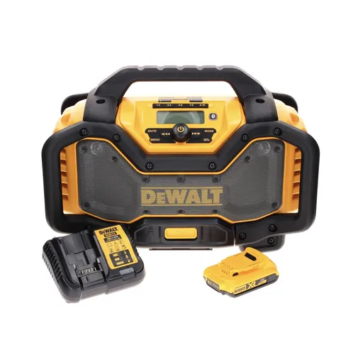 DeWalt DCR 027 D1 Akku Radio DAB+ mit Akku und Ladegerät