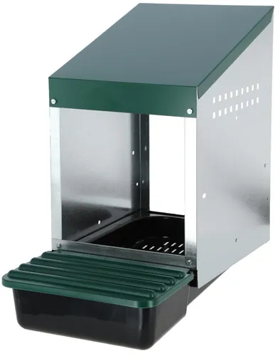 Legenest - Hühnernest aus Metall und Kunststoff mit 2 Abteilen - Ideal für die Geflügelhaltung, bietet dieses robuste Legenest aus Metall und Kunststoff mit 2 Abteilen optimalen Komfort für Hühner und Perlhühner.