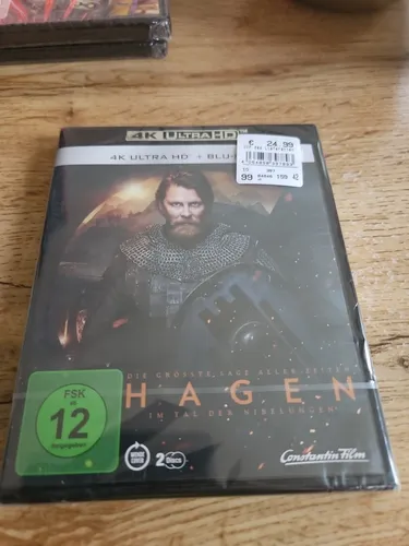 Hagen - Im Tal der Nibelungen (4K Ultra HD) (+ Blu-ray) - Episches Fantasy-Abenteuer, beeindruckende 4K Ultra HD-Qualität, ideal für Filmfans und Sammler.