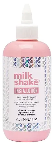 Milk_Shake Insta.lotion 250 ml Haarmaske - Hochwirksame Haarkur mit Milchproteinen und Hyaluronsäure. Entwirrt, hydratisiert und verleiht sofortigen Glanz. Ideal für coloriertes oder trockenes Haar, für spiegelglatte Ergebnisse!