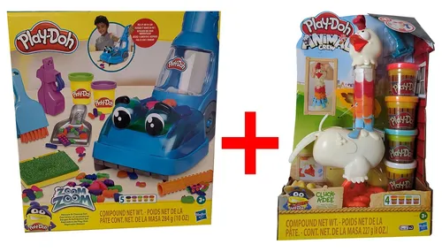 Play-Doh Knet-Set Staubsauger & Reinigungsset mit Huhn - Kreatives Play-Doh Set mit Staubsauger und Huhn, ideal für Kinder ab 3 Jahren. Fördert die Fantasie und das kreative Spiel. Perfekt als Geschenk für jede Gelegenheit.
