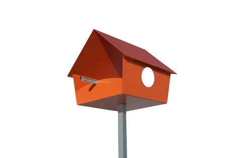 Radius Vogelhaus Piep Show XXL - Wetterfestes Metall-Futterhaus - Vogelhäuser, wetterfest und ideal für den Garten, mit 3m Aufhängedraht für einfache Montage und stabiler Konstruktion.