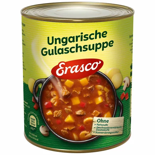 Erasco Fertiggericht Ungarische Gulaschsuppe, 770g