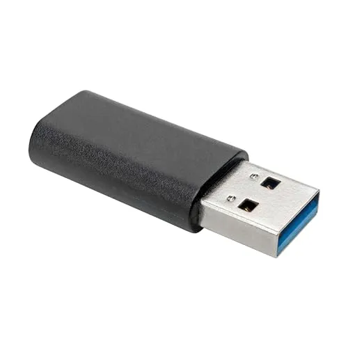 Produktbild Eaton Tripp Lite USB 3.2 Adapter Konverter USB-C auf USB-A, Buchse auf Stecker, 10 Gbit/s Datenübertragung, 900 mA Ausgangsleistung, abwärtskompatibel mit früheren USB-Generationen, 3 Jahre Garantie