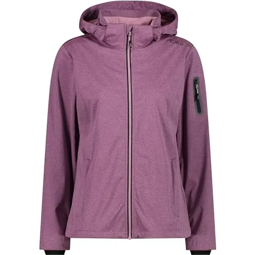 CMP Softshelljacke in Khaki - 36 - Funktionsjacke mit ClimaProtect-Technologie, wasserdicht bis 8.000 mm und atmungsaktiv, ideal für Outdoor-Aktivitäten bei jedem Wetter.
