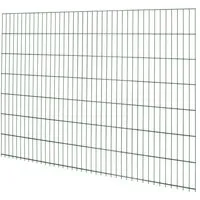 Doppelstabmattenzaun Metall 143 cm x 201 cm Grün