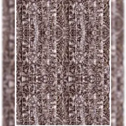 Arsvita Flauschvorhang 100 cm x 200 cm Meliert Beige Braun - Fenstervorhänge – Vielseitiger Flauschvorhang mit schmutzabweisenden Chenille-Strängen, ideal für Innen- und Außenbereiche, schützt vor Insekten und sorgt für ein angenehmes Raumklima.