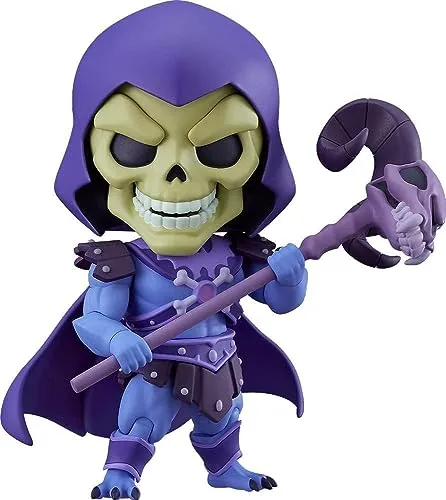 Skeletor FIG 10 cm Masters of The Universe: Revelation NENDOROID - Menschen-Spielfiguren, detailreiche Nendoroid Actionfigur von Skeletor aus der TV-Serie, ca. 10 cm groß und mit Base für beeindruckende Präsentation.