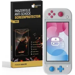 3x Panzerfolie für Nintendo Switch Lite Displayschutz Schutzfolie MATT ANTI-SHOCK/ ANTI-KRATZ/ ANTI-BRUCH/ ANTI-SCHMUTZ/ ANTI-REFLEX