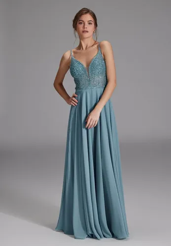 Hey Kyla Abendkleid - Abendkleid aus Materialmix Taillierter Schnitt mit ausgestelltem Rockteil