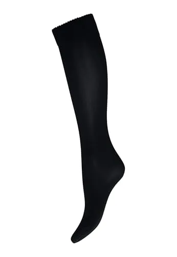 Wolford Damen Velvet de Luxe 50 Knee-Highs, 50 DEN, Blau (Admiral 5280) - Damen-Kniestrümpfe mit hoher Punktelastizität und optimaler Anpassung, ideal für den täglichen Komfort und Stil.