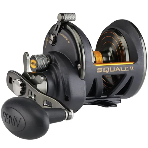 PENN Squall II 25N Star Drag Reel - Leichte Multirolle - Angelrollen: Penn Squall II 25N Star Drag Reel - ideal für Salzwasser mit extrem leichtem Design und einfacher Wartung durch Schnellzugang.