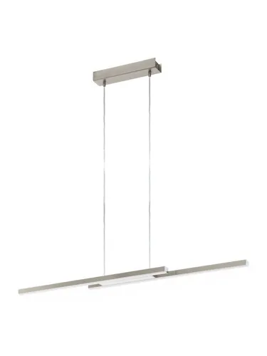 ZILLERIO-Z Long Table Pendant in Brushed Steel