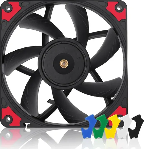Noctua NF-A12x15 PWM chromax.black.swap - Leiser, schmaler 120x15mm Premium-Gehäuselüfter mit herausragender Kühlleistung und flexibler PWM-Regelung