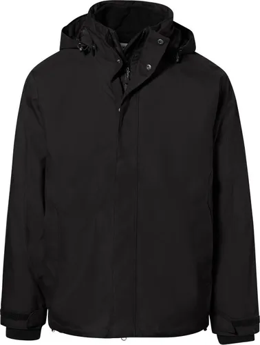 HAKRO Activejacke Boston 853, schwarz, 2XL - Funktionsjacke für Herren, atmungsaktiv und wasser- sowie winddicht mit TRIACTIVE PRO-Technologie für höchsten Tragekomfort und optimalen Schutz bei jedem Wetter.