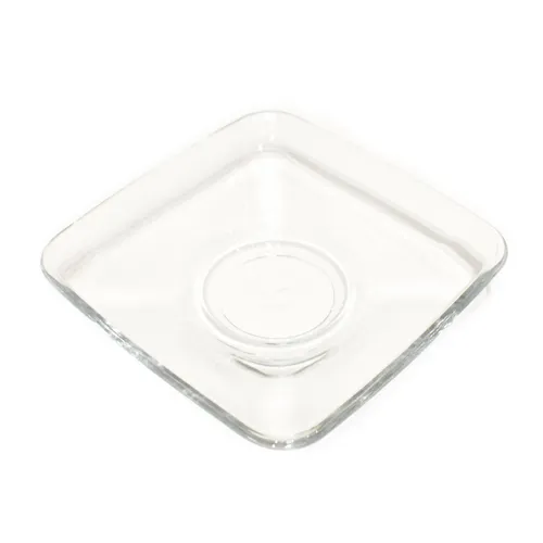 Tee Untertasse Glas Klar Eckig 6 Stück Pasabahce 54261