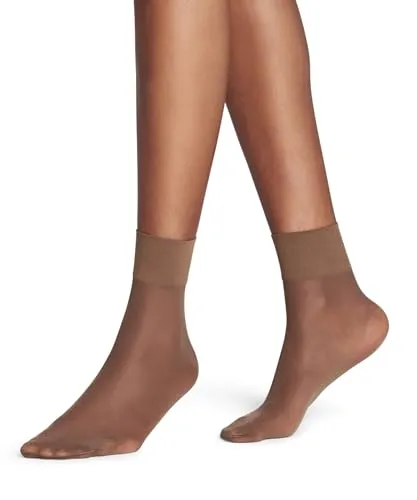 FALKE Damen Socken Pure Matt 20 DEN W So transparent einfarbig 1 Paar, Braun Espresso 5188, 35-38