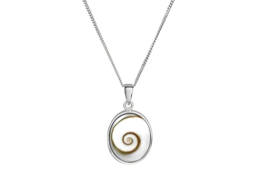 Zeeme Pearls Halskette Silber 925 mit Muschel von ZEEme