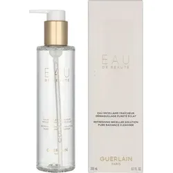 Guerlain Eau de Beauté Eau Micellaire 200ml - Gesichtspflege mit sanfter Reinigungskraft, ideal für empfindliche Haut – entfernt Makeup und Unreinheiten, während sie die Haut hydratisiert und beruhigt.