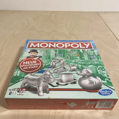 Monopoly Classic Hasbro Brettspiel - Klassiker für die ganze Familie - Gesellschaftsspiel, fördert strategisches Denken und macht Freude für 2 bis 8 Spieler, ideal für Familienabende.