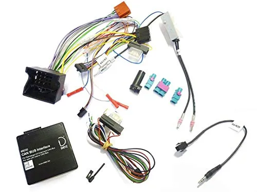 Dietz Can-Bus/Lenkrad Interface Set für Audi, Opel, Seat, Skoda, VW (ab 2004) auf Pioneer