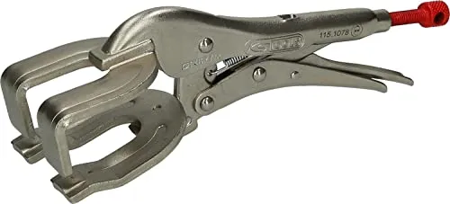 KS Tools 115.1078 Schweiß-Gripzange 220mm - Gripzangen, 220mm für präzises Greifen und Halten, ideal für Schweißarbeiten und Reparaturen.