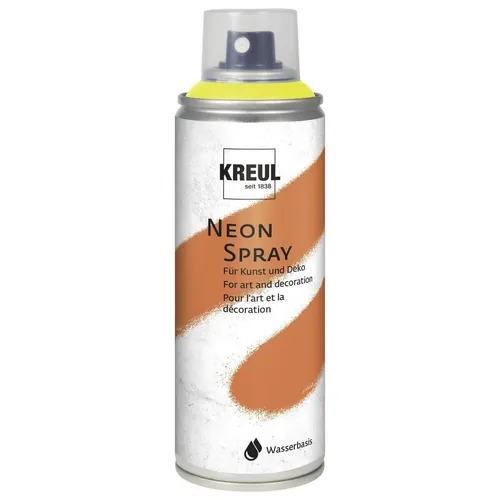 KREUL Neon Spray für Innen, 200 ml, neongelb