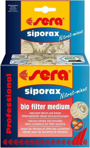 sera 32631 siporax Nitrat minus Professional 500ml - Zubehör für Aquarienfilter, biologisches Filtermaterial zur effektiven Nitratentfernung für ein gesundes Aquarienwasser.
