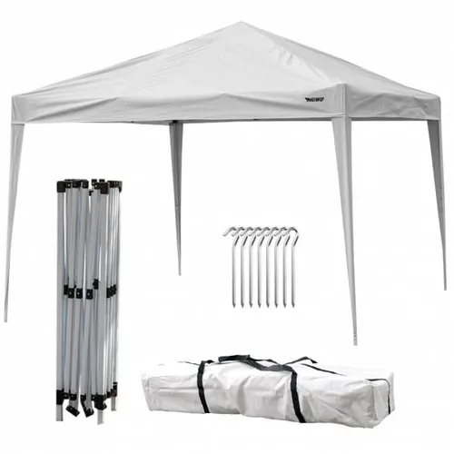 MUWO Pavilio Outdoor Faltpavillon 3×3 m – Wetterfester Gartenpavillon mit UV Schutz 50+ - Pavillons – Optimaler Wetterschutz mit stabilen Stahlgestell, ideal für Gartenpartys oder Camping, bietet Platz für Familie und Freunde.